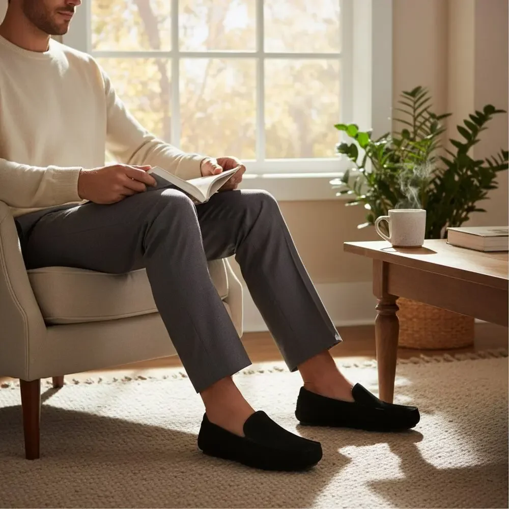 Koolaburra by UGG Tipton Mens Black Slippers 9M NEW
